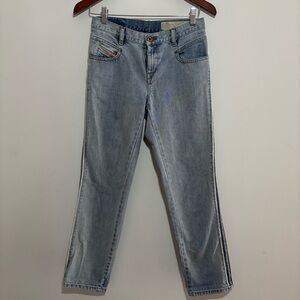 DIESEL Belthy Ankle-C Regular Slim-Straight Low Waist Jeans‎ Women's W26/L32 Y2K
